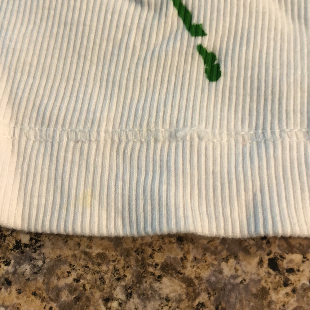 Esprit White Ribbed Floral Tank Top Small - Picture 10 of 13